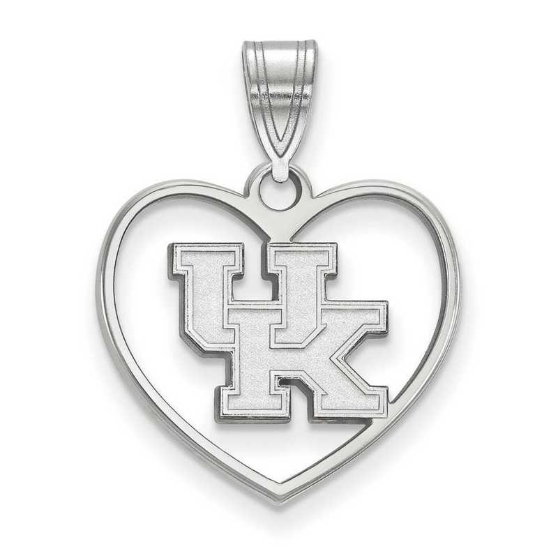 SS017UK: SS LogoArt Univ of Kentucky Pendant in Heart
