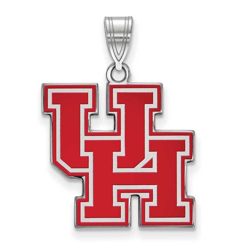 Lex & Lu LogoArt Sterling Silver University of Houston Large Enamel Pendant LAL145682 Lex & Lu LogoArt Sterling Silver University of Houston Large Enamel Pendant LAL145682