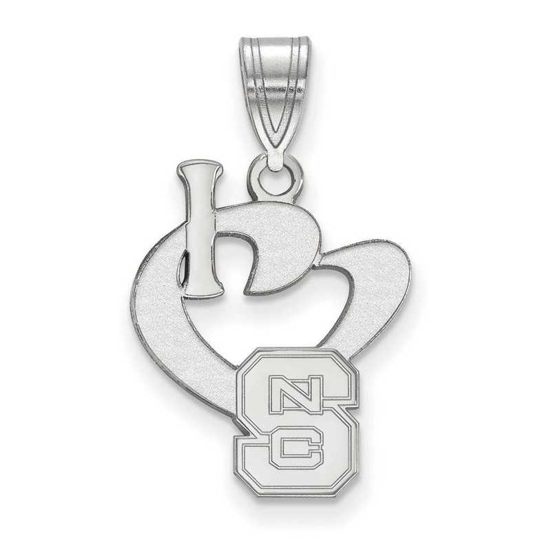 Collegiate North Carolina State University Sterling Silver LogoArt North Carolina State University Large Pendant Collegiate North Carolina State University Sterling Silver LogoArt North Carolina State University Large Pendant