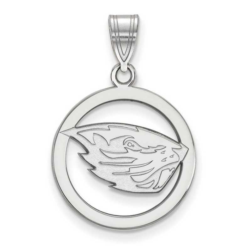SS020ORS: SS Oregon State Univ Sm Pendant in Circle