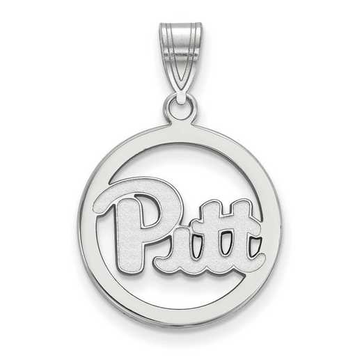 SS027UPI: SS LogoArt Univ of Pittsburgh Med Pendant in Circle