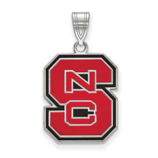 SS032NCS: SS LogoArt North Carolina St Univ LG Enamel Pendan