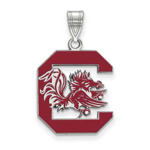 SS032USO: SS LogoArt Univ of South Carolina LG Enamel Pendant