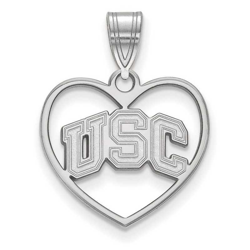 SS034USC: SS Univ of Southern California Pendant in Heart