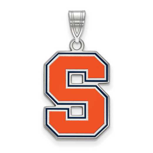 SS050SYU: SS LogoArt Syracuse Univ LG Enamel Pendant