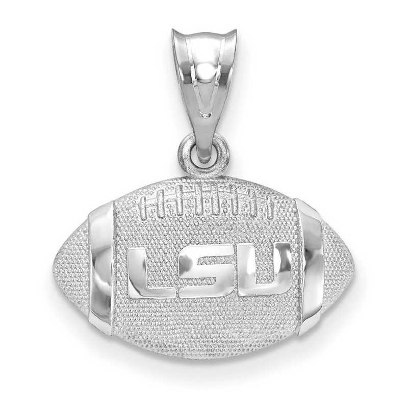 SS506LSU: SS LogoArt Louisiana State U 3D Football w/Logo Pendant