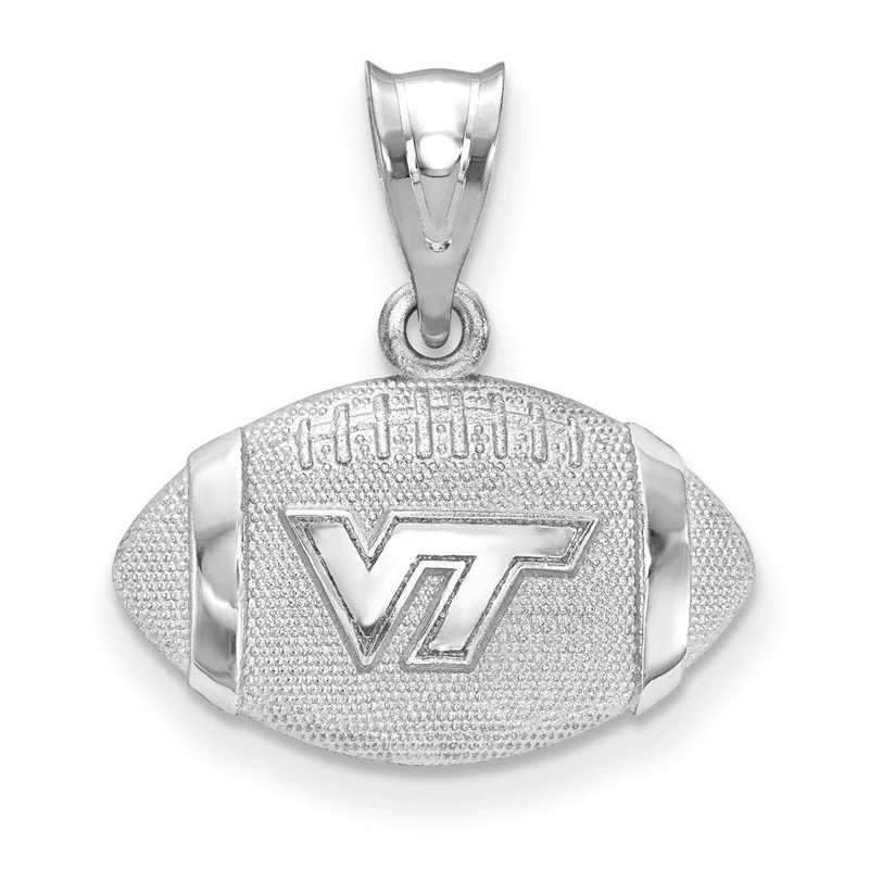 SS506VTE: SS Virginia Tech Football Pendant