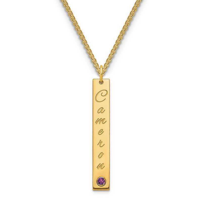 18-Inch Hamilton Gold Plated Necklace with 4mm Peridot Birthstone Beads and Gold Filled Saint Isaiah Charm. 18-Inch Hamilton Gold Plated Necklace with 4mm Peridot Birthstone Beads and Gold Filled Saint Isaiah Charm.