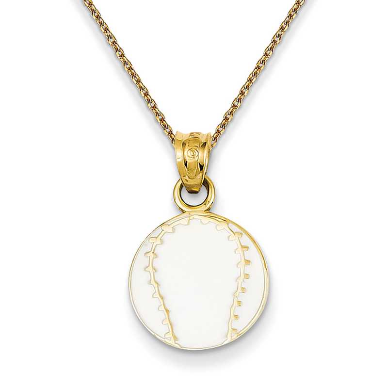 14k gold baseball charms