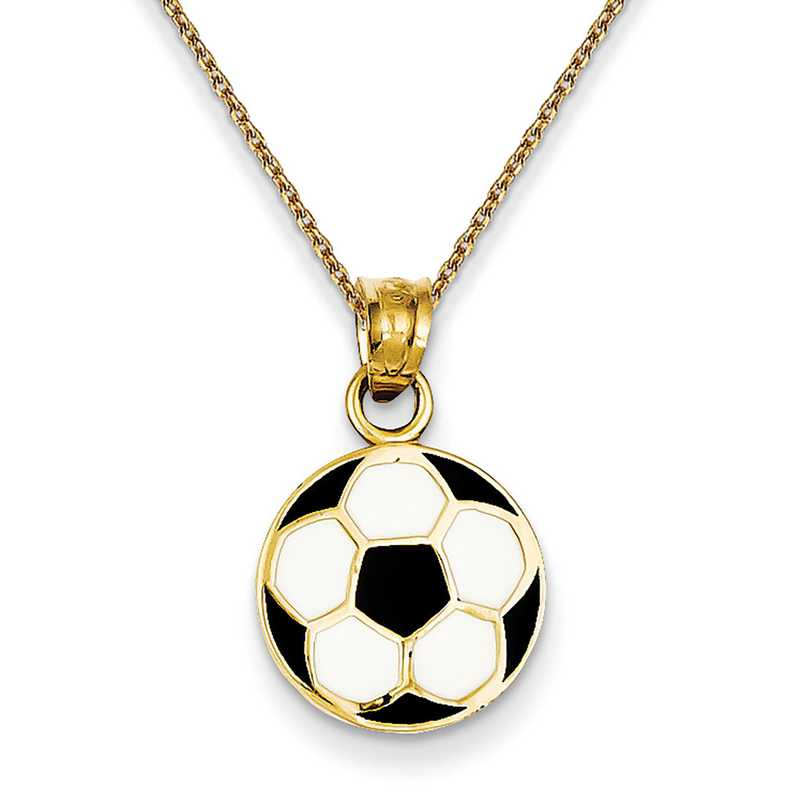 soccer ball gold chain