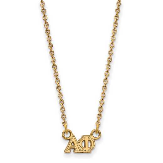 GP006APH-18: 925 YGFP Logoart APH Necklace