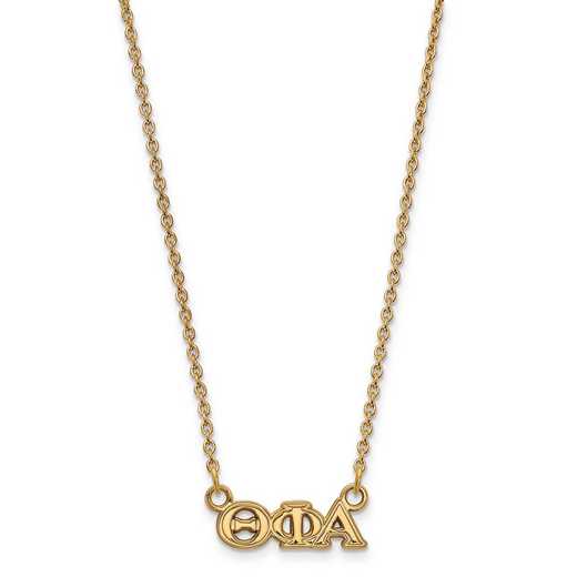 GP006TPA-18: SS w/GP LogoArt Theta Phi Alpha XS Pend w/Necklace