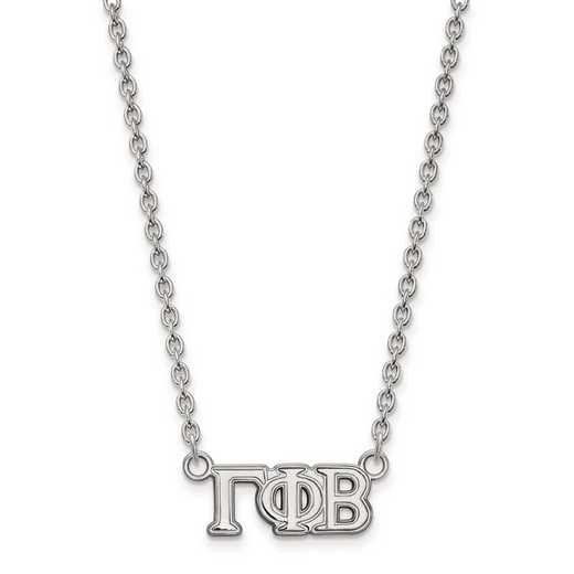 SS007GPB-18: SS LogoArt Gamma Phi Beta Small Pend w/Necklace