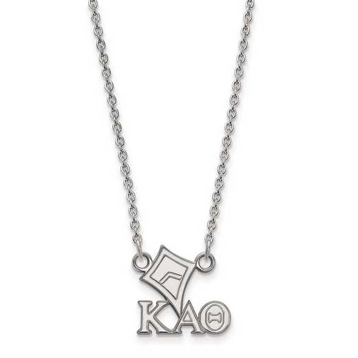 SS039KAT-18: SS LogoArt Kappa Alpha Theta XS Pend w/Necklace