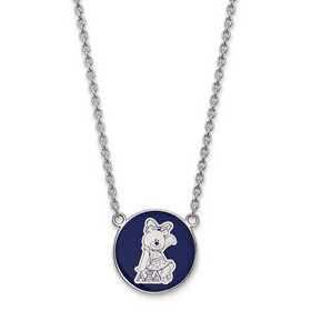 Greek Sororities Sterling Silver LogoArt Alpha Xi Delta Large Enl Pend with Necklace Size One Size