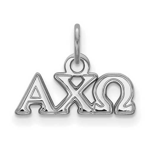 SS001ACO: Sterling Silver LogoArt Alpha Chi Omega XS Pendant