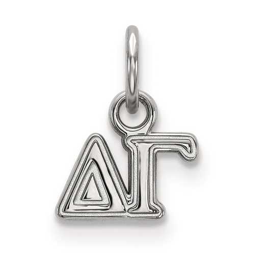 SS001DG: Sterling Silver LogoArt Delta Gamma XS Pendant