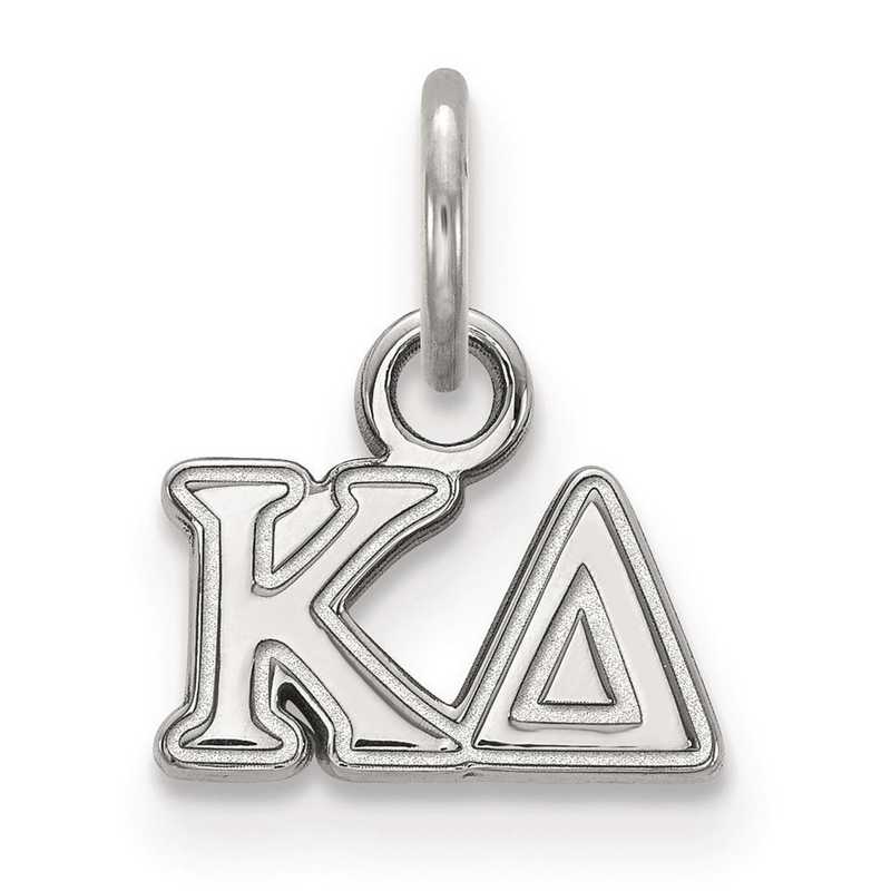 SS001KD: Sterling Silver LogoArt Kappa Delta XS Pendant