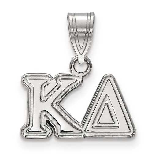 SS003KD: Sterling Silver LogoArt Kappa Delta Medium Pendant