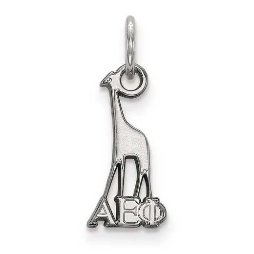 SS034AEP: Sterling Silver LogoArt Alpha Epsilon Phi XS Pendant