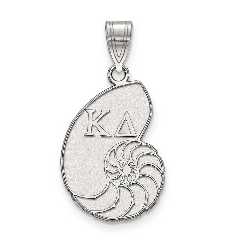 SS036KD: Sterling Silver LogoArt Kappa Delta Medium Pendant