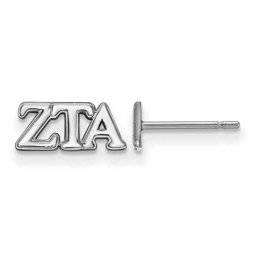 SS005ZTA: 925 Logoart ZTA Post Earrings