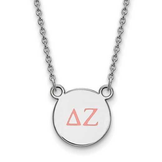 SS027DZ-18: 925 Delta Zeta Sml Enl Neck