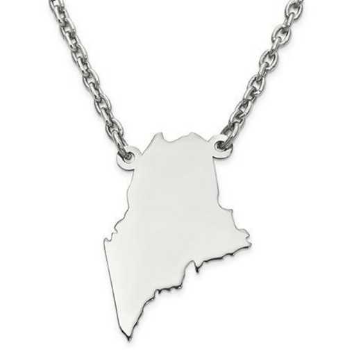 XNA706SS-ME: 925 MAINE STATE PENDANT W CHAIN