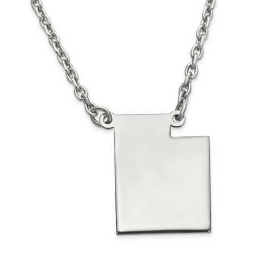 XNA706SS-UT: 925 UTAH PENDANT W CHAIN