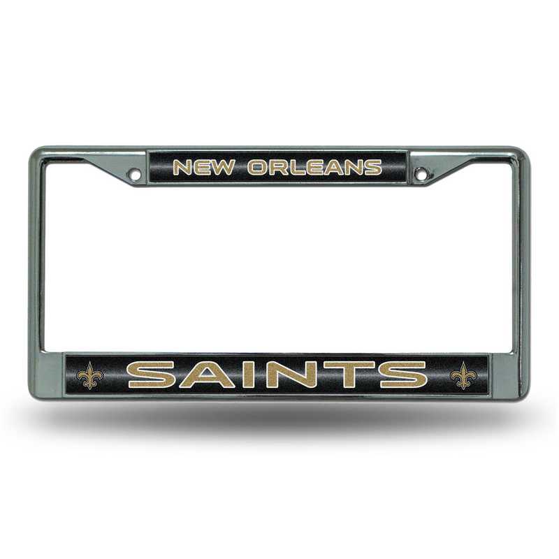 New Orleans Saints NFL Chrome License Plate Frame