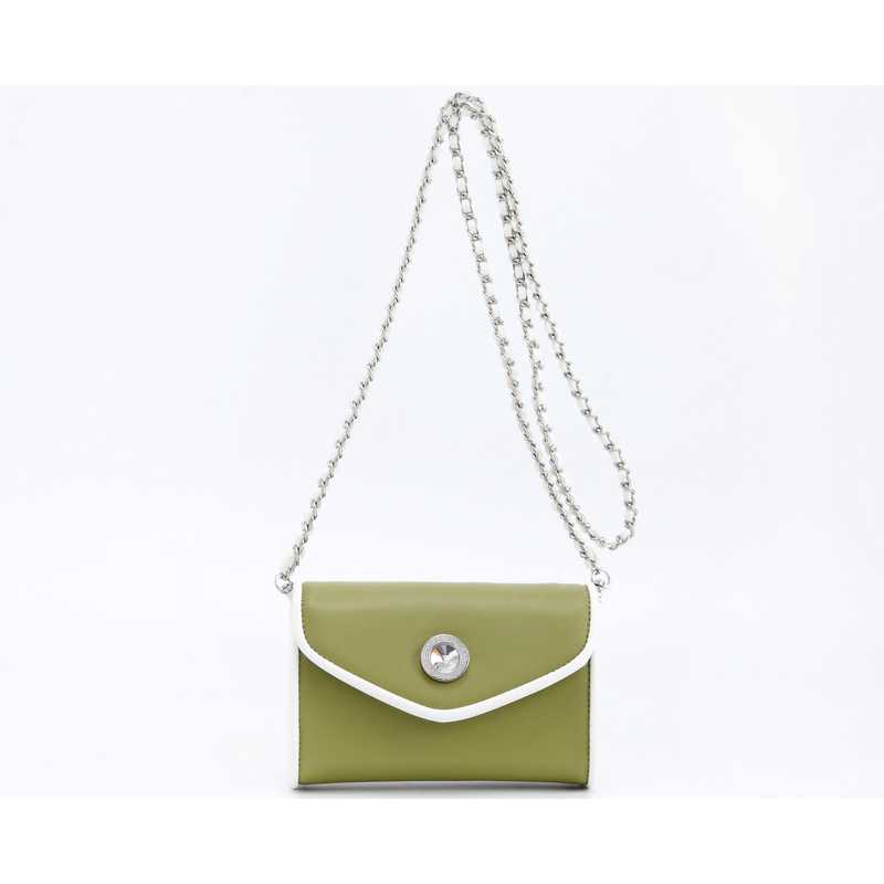 olive green clutch purse