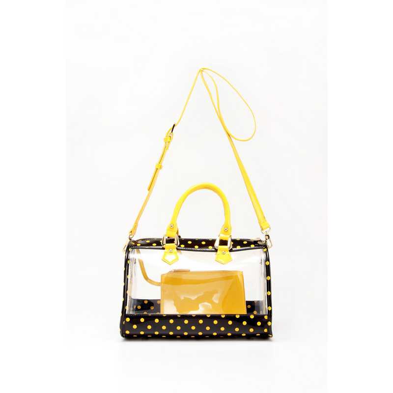 yellow gold handbag