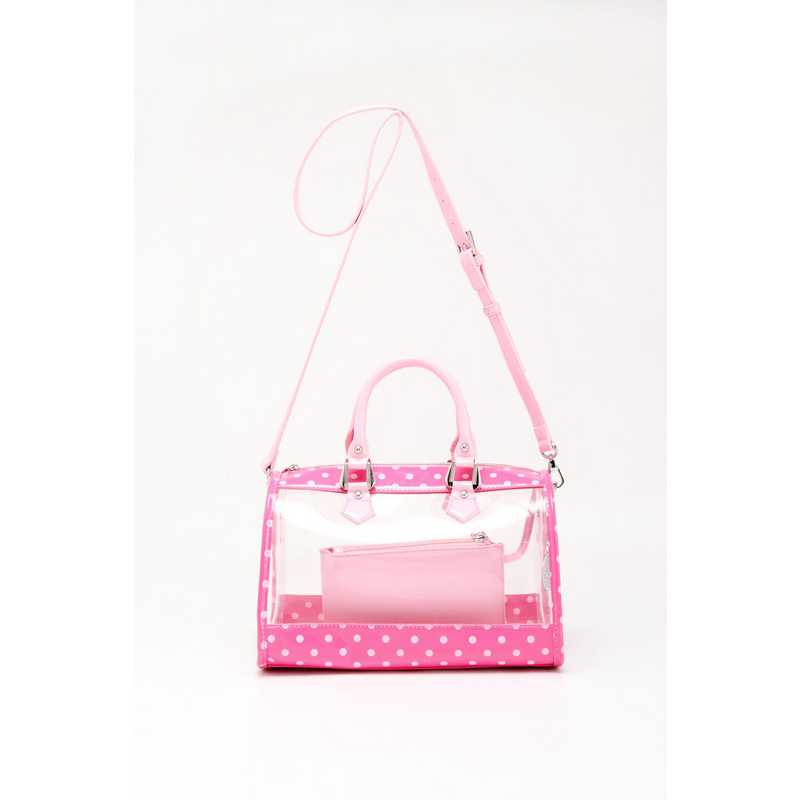 light pink satchel