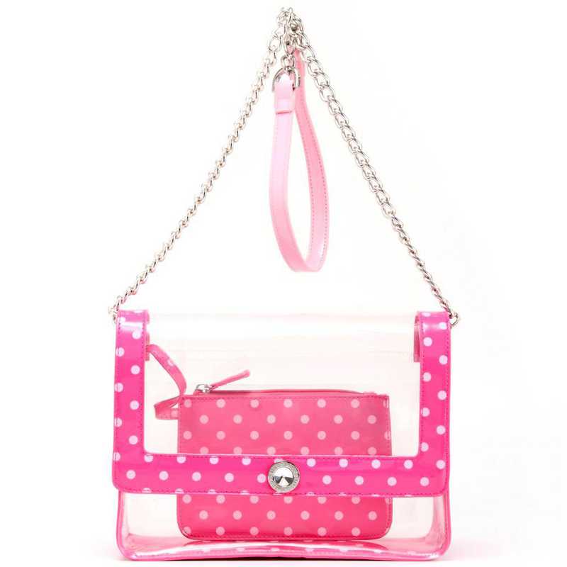 light pink shoulder bag