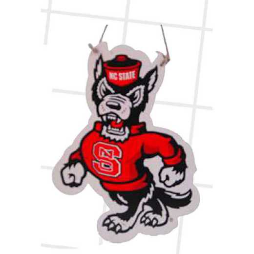 MWO020: NC STATE MASCOT 7IN TO 10IN RANGE MDF  orn