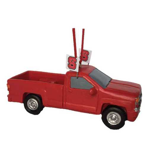 PTO020: NC STATE PICKUP TRUCK orn
