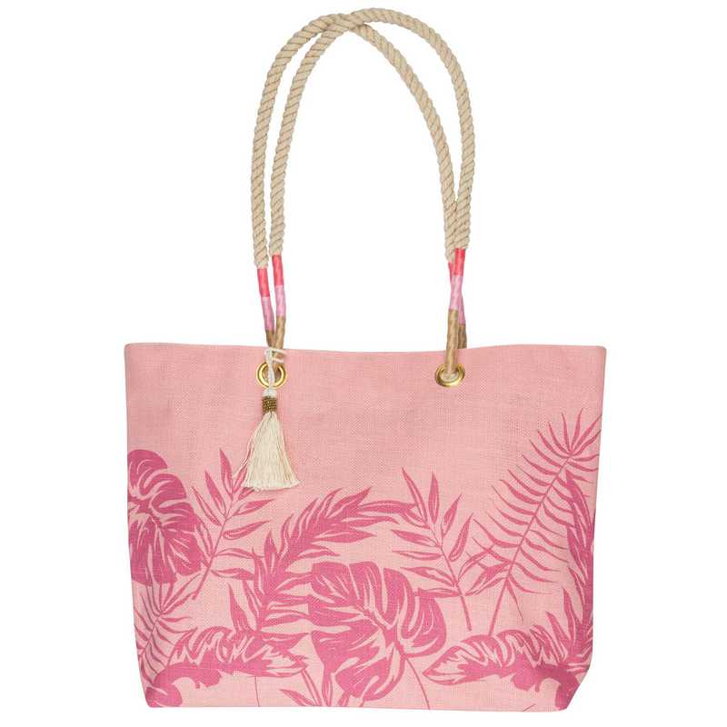 pink beach tote