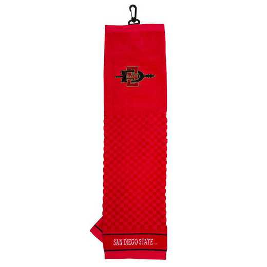 55610: Embroidered Golf Towel San Diego St
