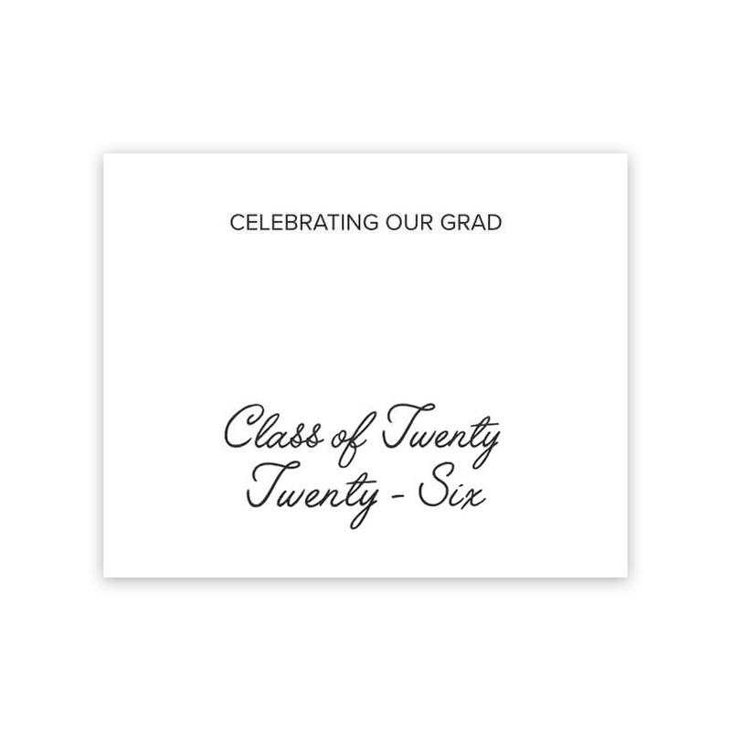 Announcement Tissue Inserts with Class Year (25-Pack) Announcement Tissue Inserts with Class Year (25-Pack)