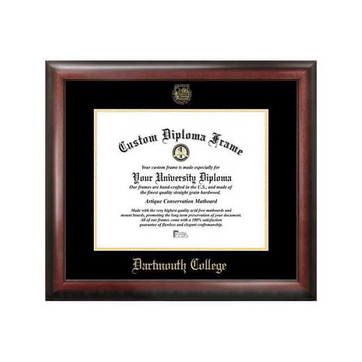 NH999GED-1612: Dartmouth College 16w x 12h Gold Embossed Diploma Frame