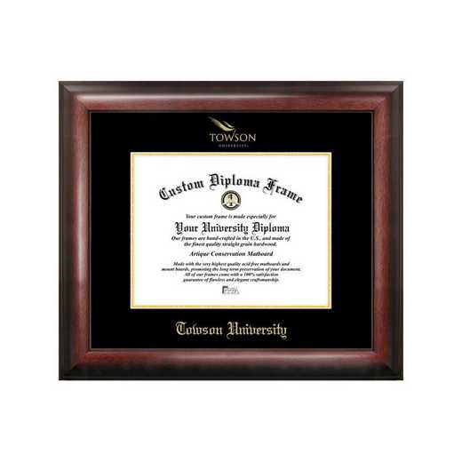 MD999GED-1411: Towson University 14w x 11h Gold Embossed Diploma Frame