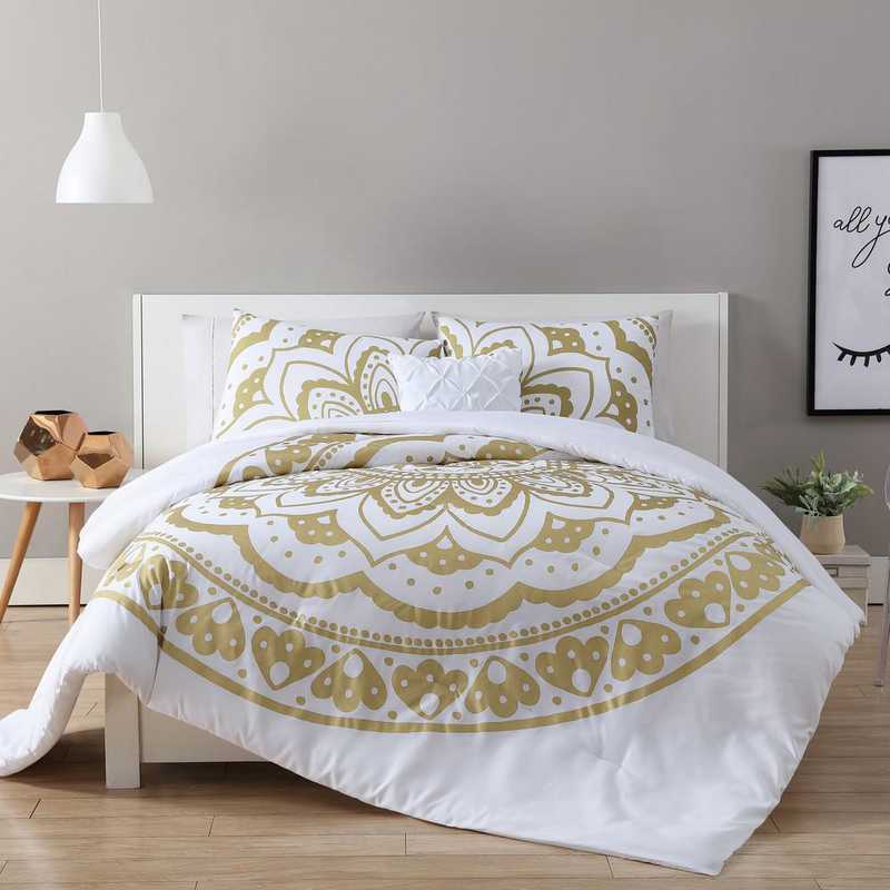 Vcny Home Karma Gold Medallion Duvet Set