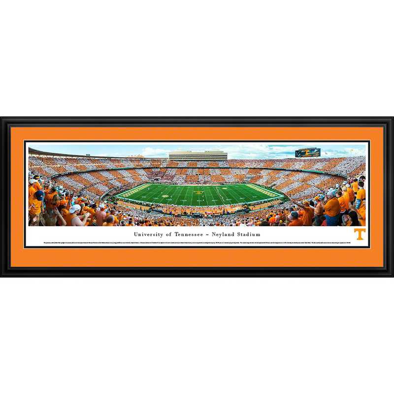 Tennessee Volunteers Football - Checkerboard - Panoramic Print