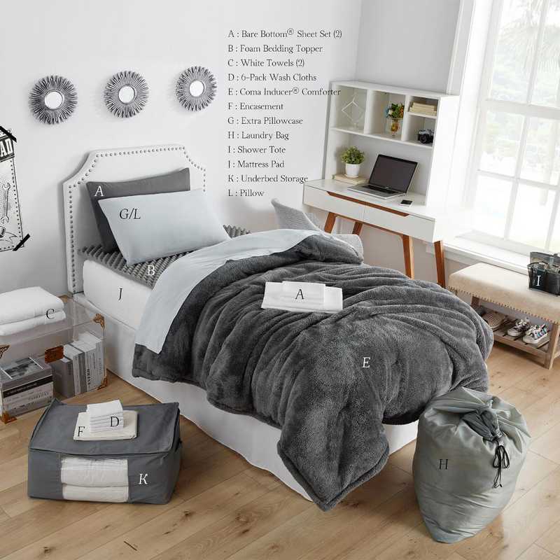 College Dorm Bedding Upgraded Pack-Twin XL-Coma Inducer ...
