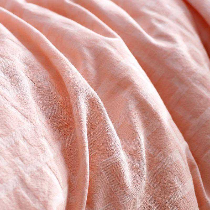 Highlands Coral Pink Twin Xl Dorm Comforter 100 Yarn Dyed