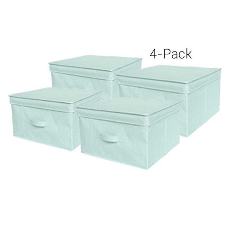 TUSK4JS-MINT: DormCo TUSK Jumbo Dorm Storage Box 4-Pack - Calm Mint
