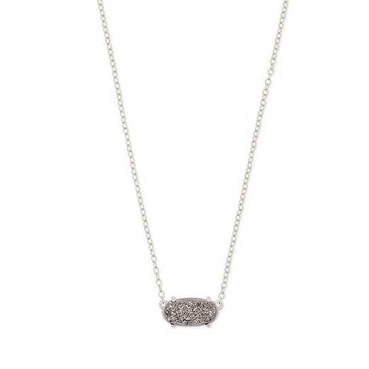 4217717449: Ever Silvertone Pendant Necklace in Platinum Drusy