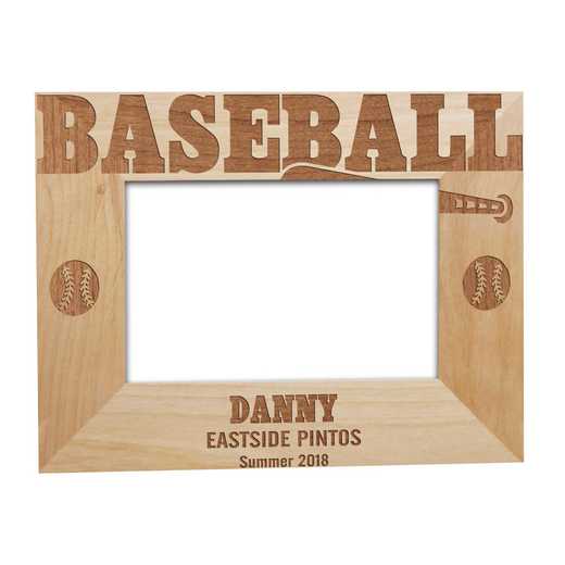 925512: Baseball Wooden  Frame Alder 5 x 7