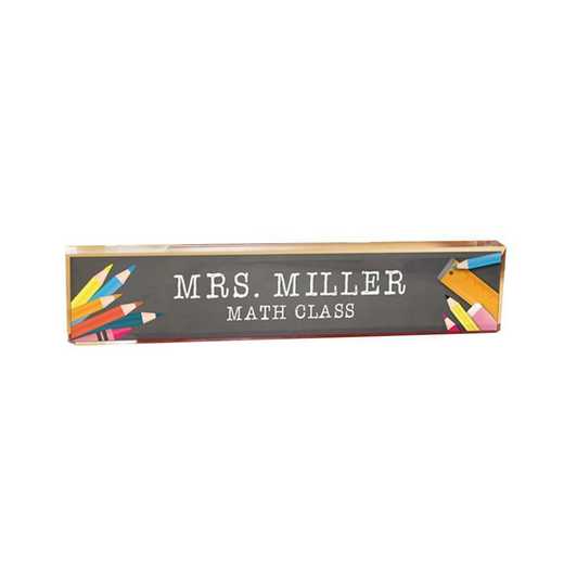 85129909: PGS Personalized School Tools Name Plate