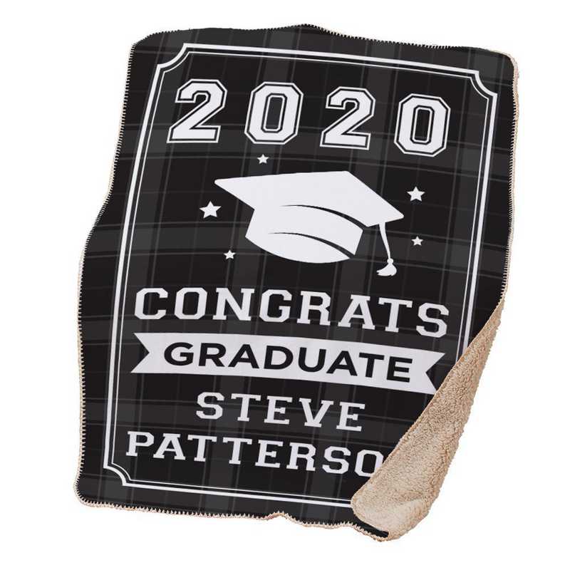 Personalized Congrats Graduate Flannel Tap